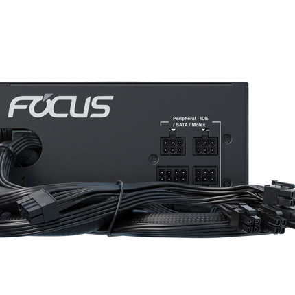 Seasonic Focus GM-650, 650W, Semi-Modular, Fits All ATX Systems, Fan Control in Silent and Cooling Mode, Perfect Power Supply for Gaming and Various Application - مزود طاقه