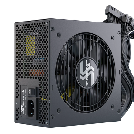 Seasonic Focus GM-650, 650W, Semi-Modular, Fits All ATX Systems, Fan Control in Silent and Cooling Mode, Perfect Power Supply for Gaming and Various Application - مزود طاقه