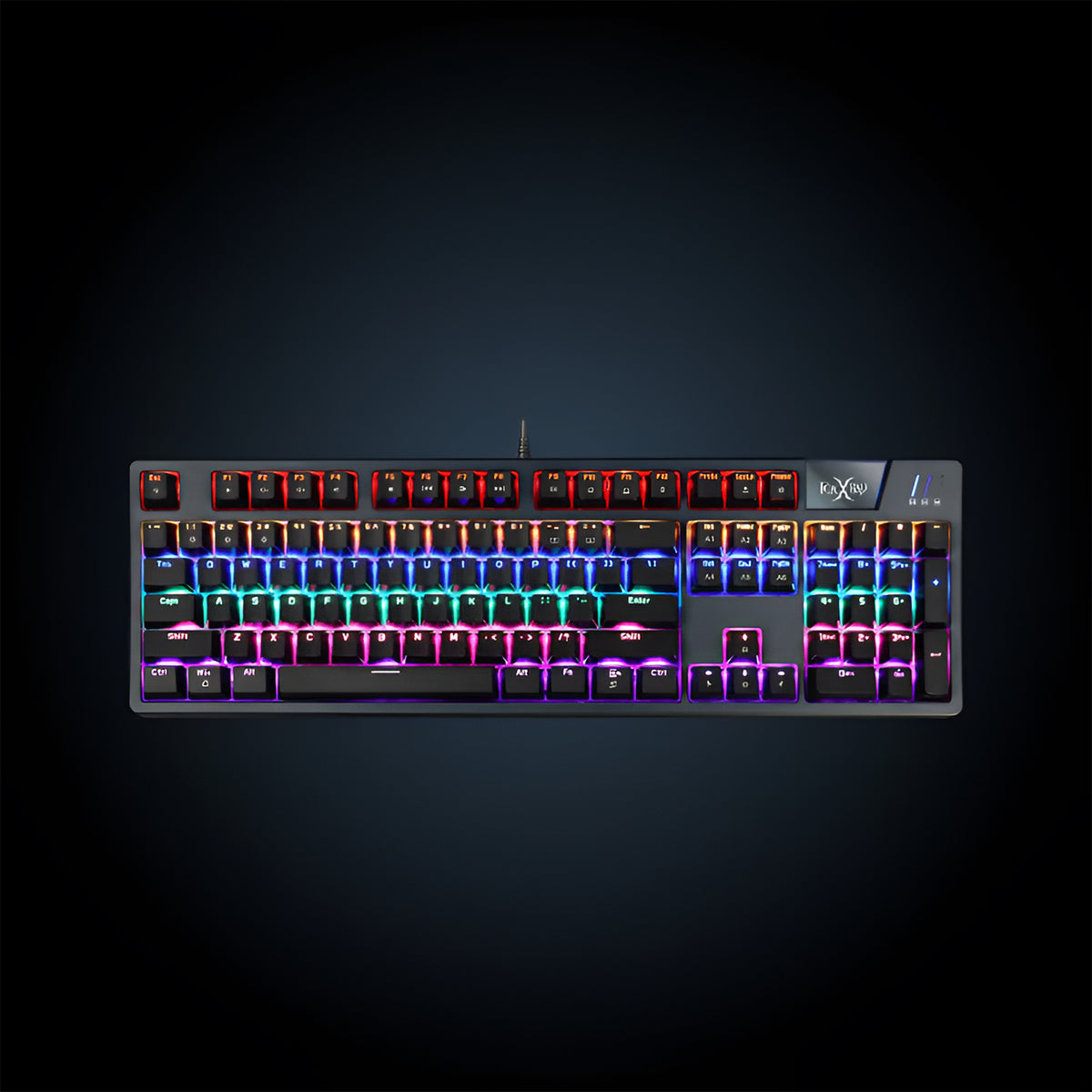 FoxXray HKM-78 Talus Mechanical Gaming Keyboard – RGB Backlit, N-Key Rollover & Durable Mechanical Switches - كيبورد ميكانيكي