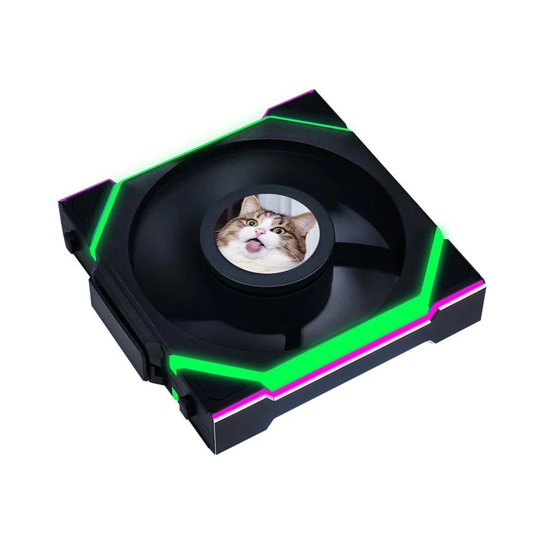 Lian Li Uni Fan SL120 LCD Reverse Blade Single Fan - Black - مروحة تبريد
