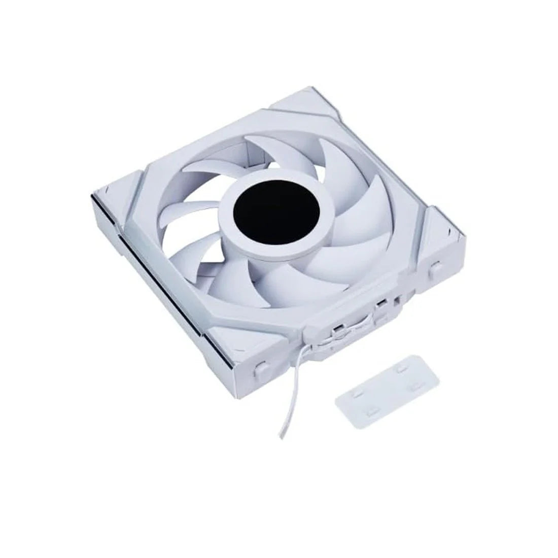 Lian Li Uni Fan Reverse SL120 LCD Single Fan - White - مروحة تبريد