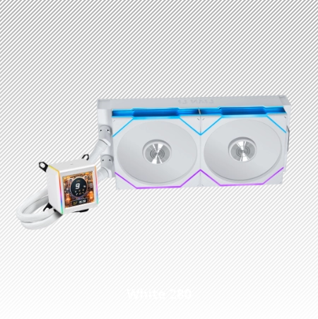 Lian Li GALAHAD II LCD AIO ARGB 280mm – White - مبرد مائي