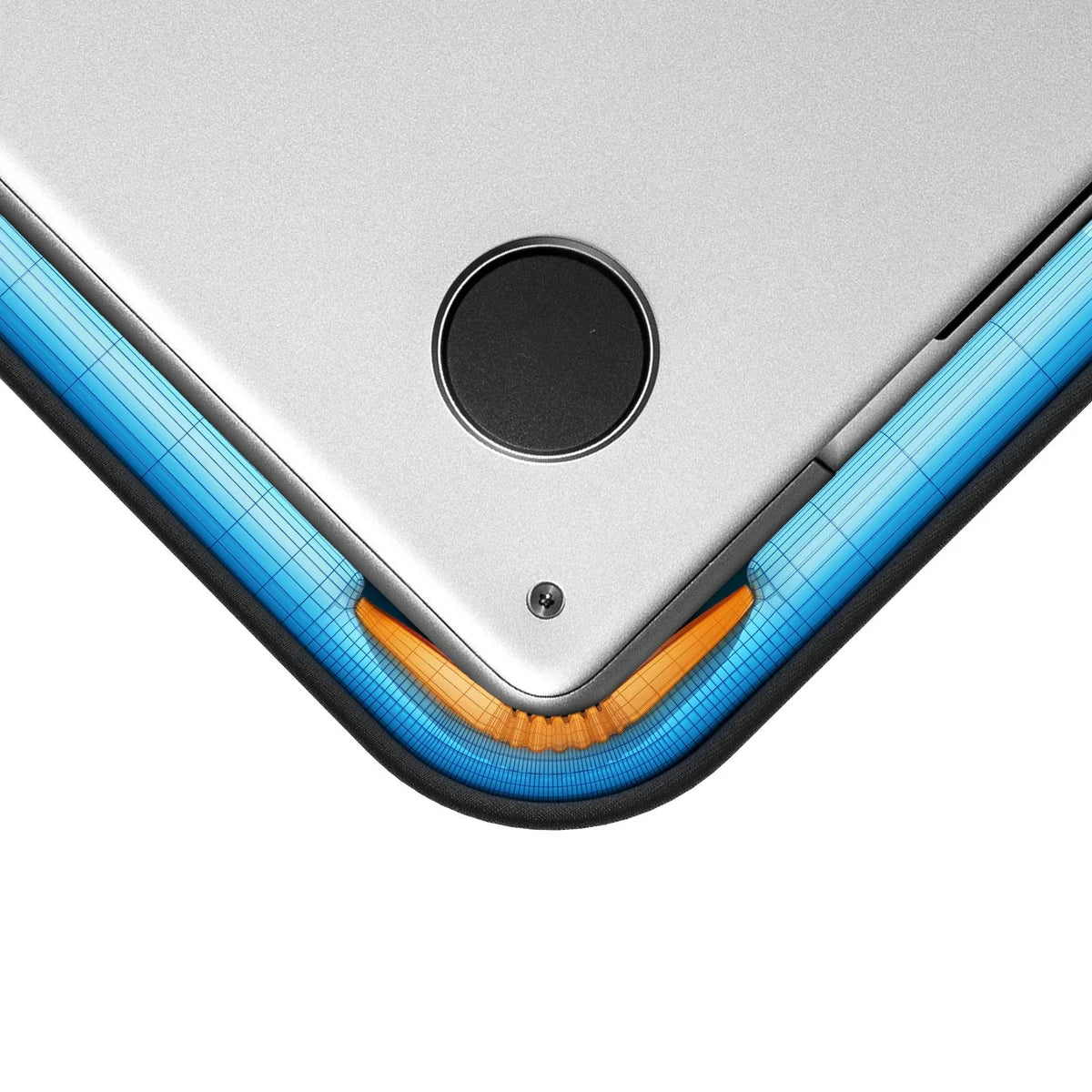 The Her-H21 Laptop Shoulder Bag for 14-inch- Gray - حقيبه لابتوب