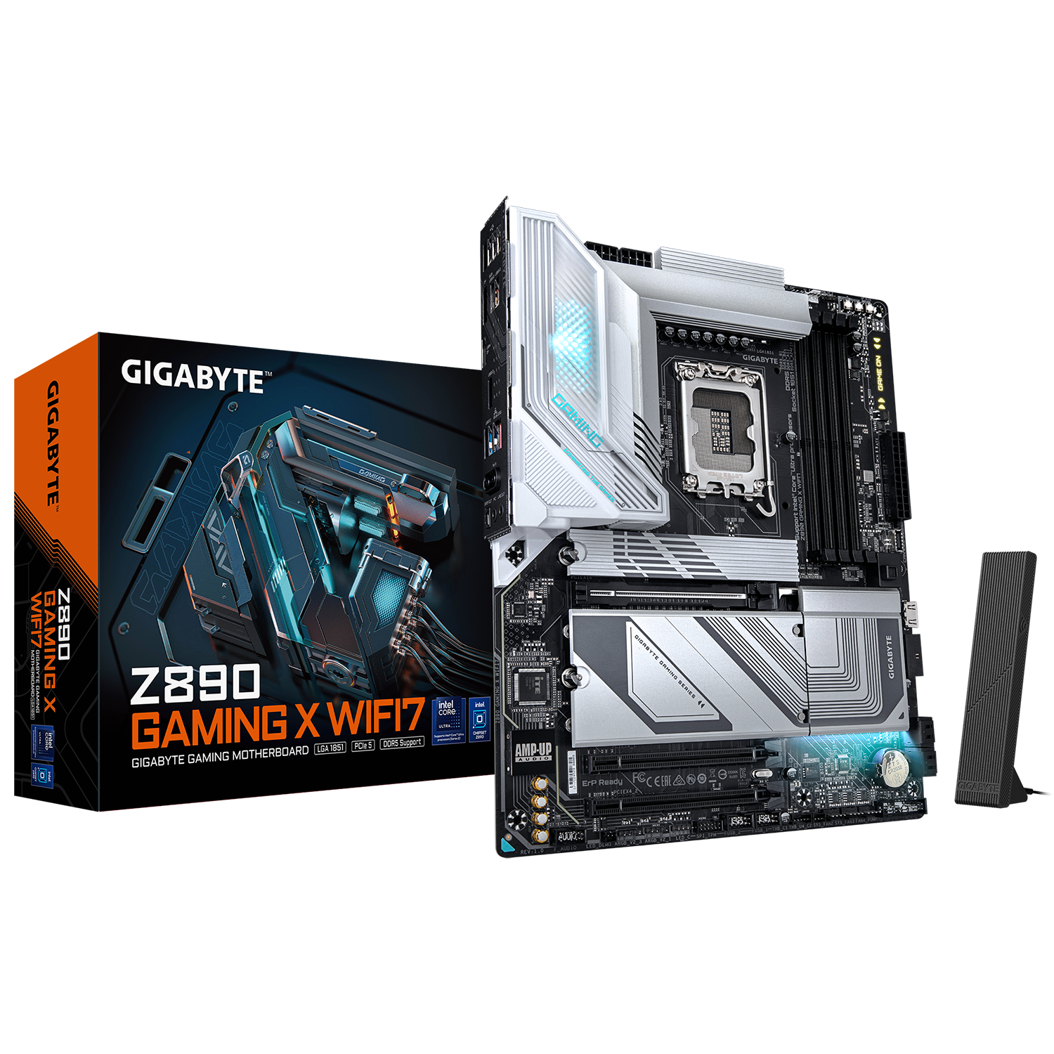 GIGABYTE Z890 GAMING X WIFI7 Motherboard LGA 1851, ATX, DDR5 - اللوحة الام GIGABYTE Z890 GAMING X WIFI7 Motherboard LGA 1851, ATX, DDR5 - اللوحة الام