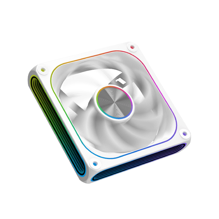 Xigmatek Infinity J22A Arctic 120mm ARGB Case Fan Kit (3-in-1 Pack with Controller & Remote) White - مراوح بيضاء