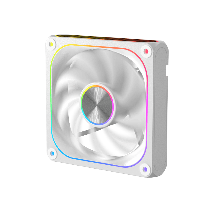 Xigmatek Infinity J22A Arctic 120mm ARGB Case Fan Kit (3-in-1 Pack with Controller & Remote) White - مراوح بيضاء