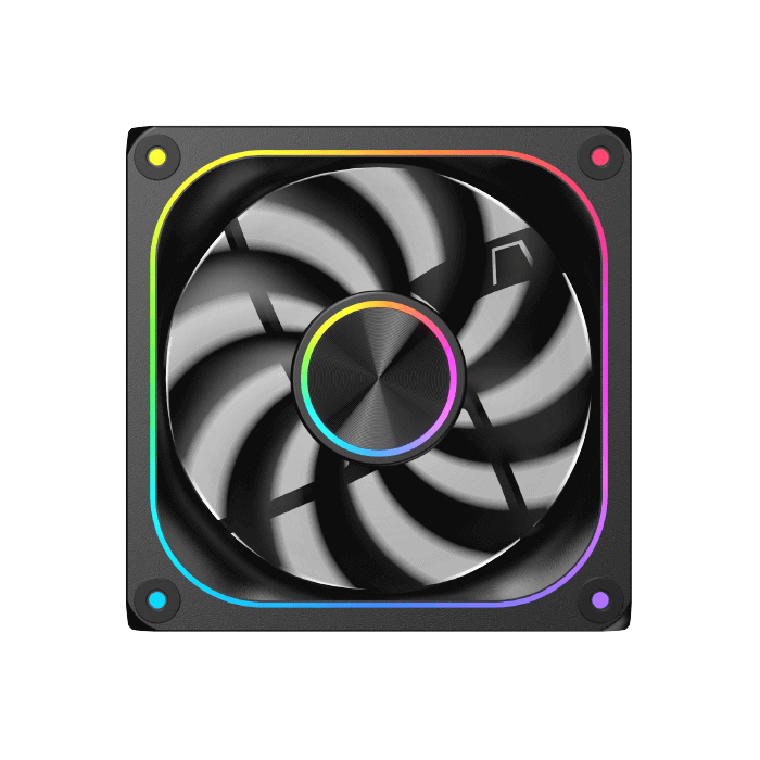 Xigmatek Infinity J22A 120mm ARGB Case Fan Kit (3-in-1 Pack with Controller & Remote) - مراوح
