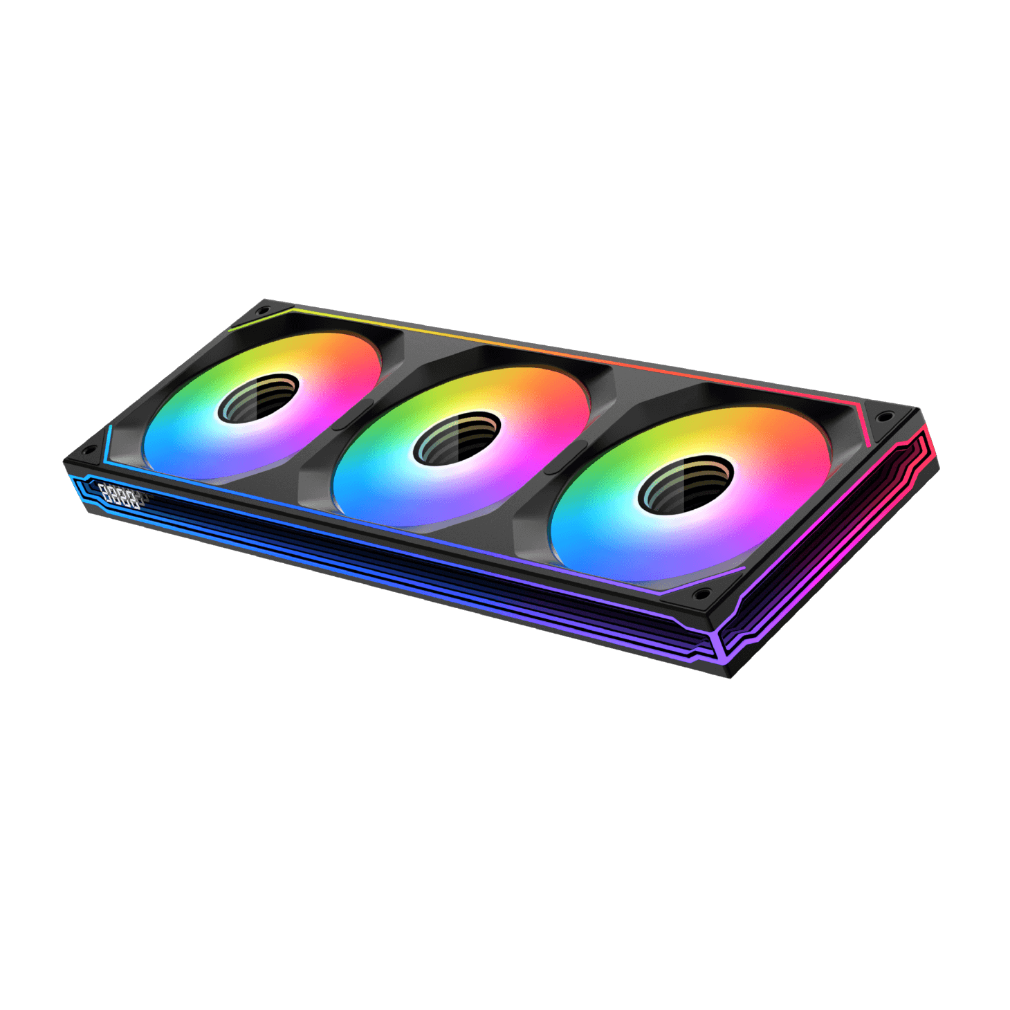 Xigmatek Infinity SF360 Digital 360mm Unified ARGB Cooling Fan Frame with Real-Time Digital Display - مراوح مع شاشة جانبية