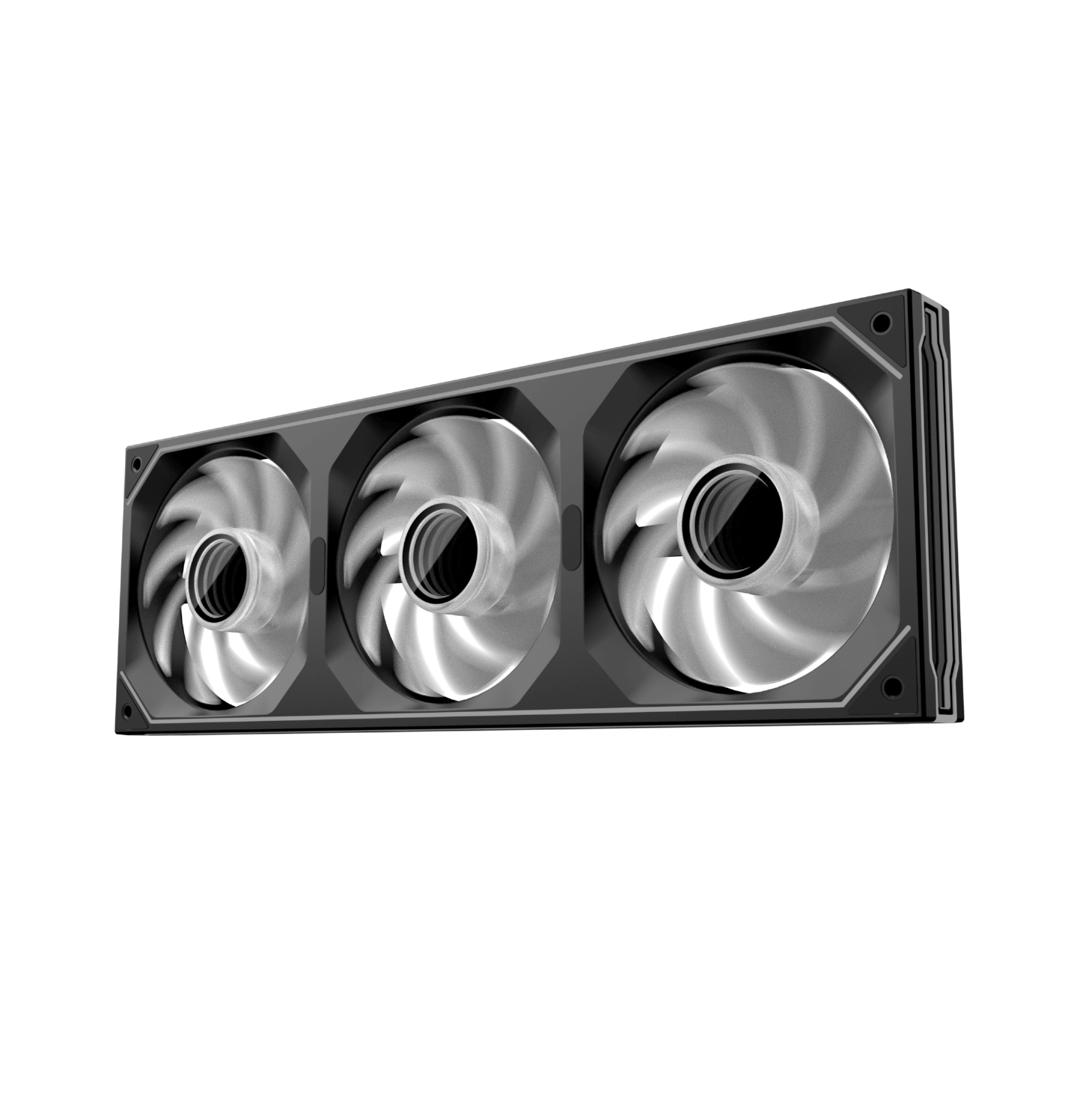 Xigmatek Infinity SF360 Digital 360mm Unified ARGB Cooling Fan Frame with Real-Time Digital Display - مراوح مع شاشة جانبية