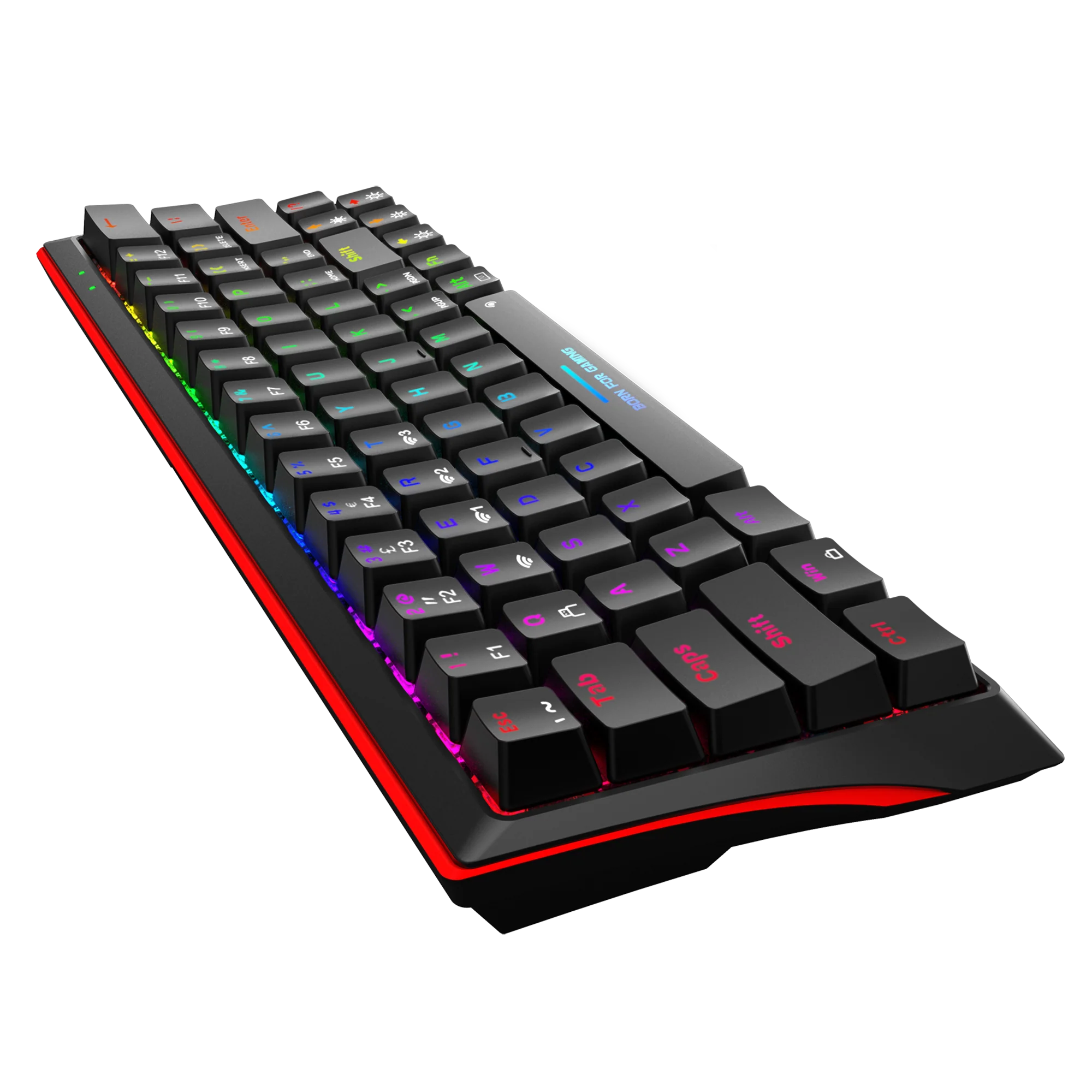 Marvo KG962W (Blue Switch) Wired & Wireless Modes Mechanical Gaming Keyboard Black -  كيبورد ميكانيكي وايرليس