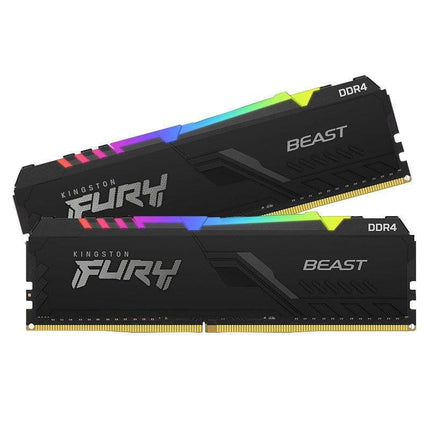 Kingston FURY Beast RGB 64GB (2x32GB) 3200MT/s DDR4 RAM | الذاكره العشوائية