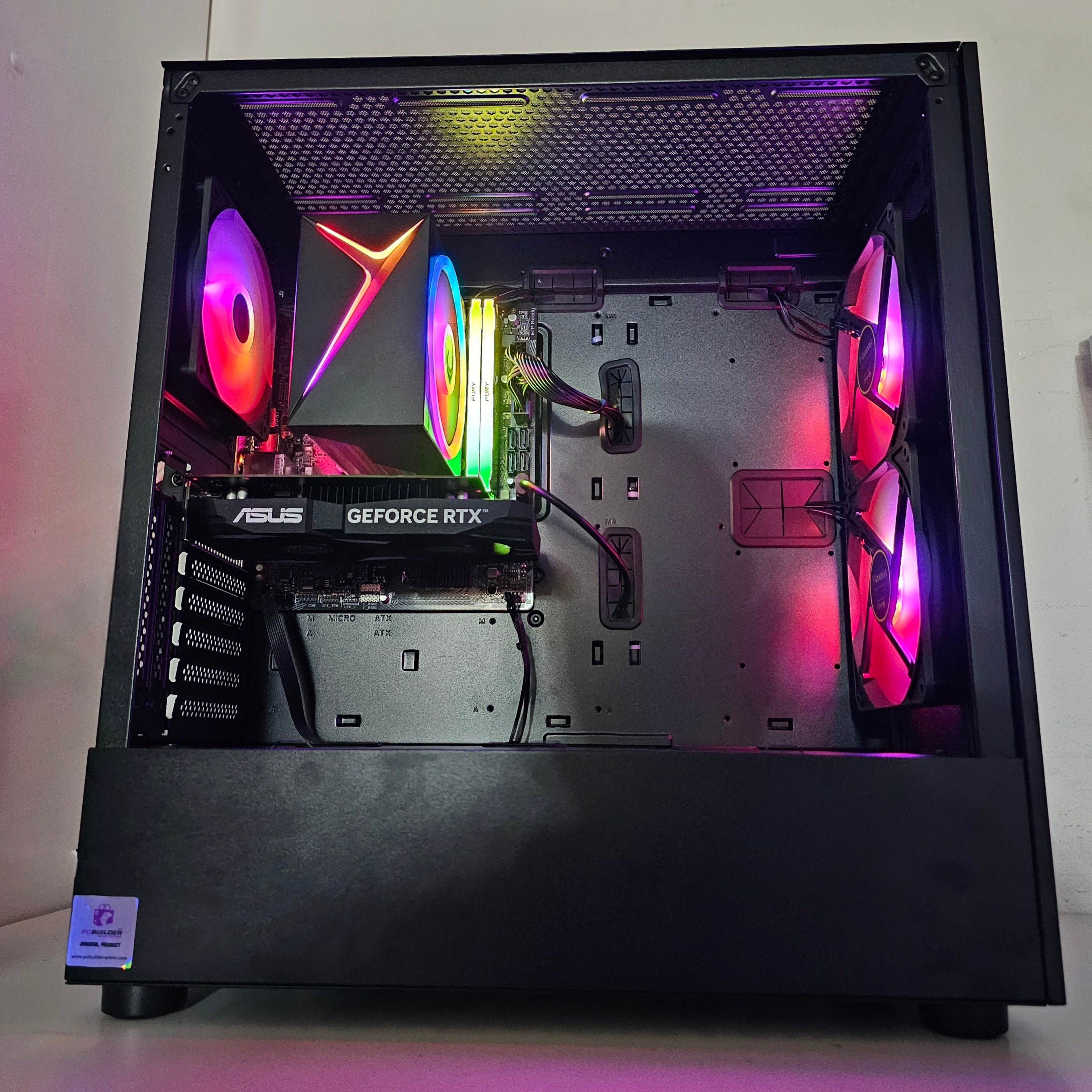 MID GAMING PC 198 - ASUS RTX 3050 OC Edition 6GB - Intel Core i5-12400F - RAM 16GB  - بي سي ألعاب متوسط