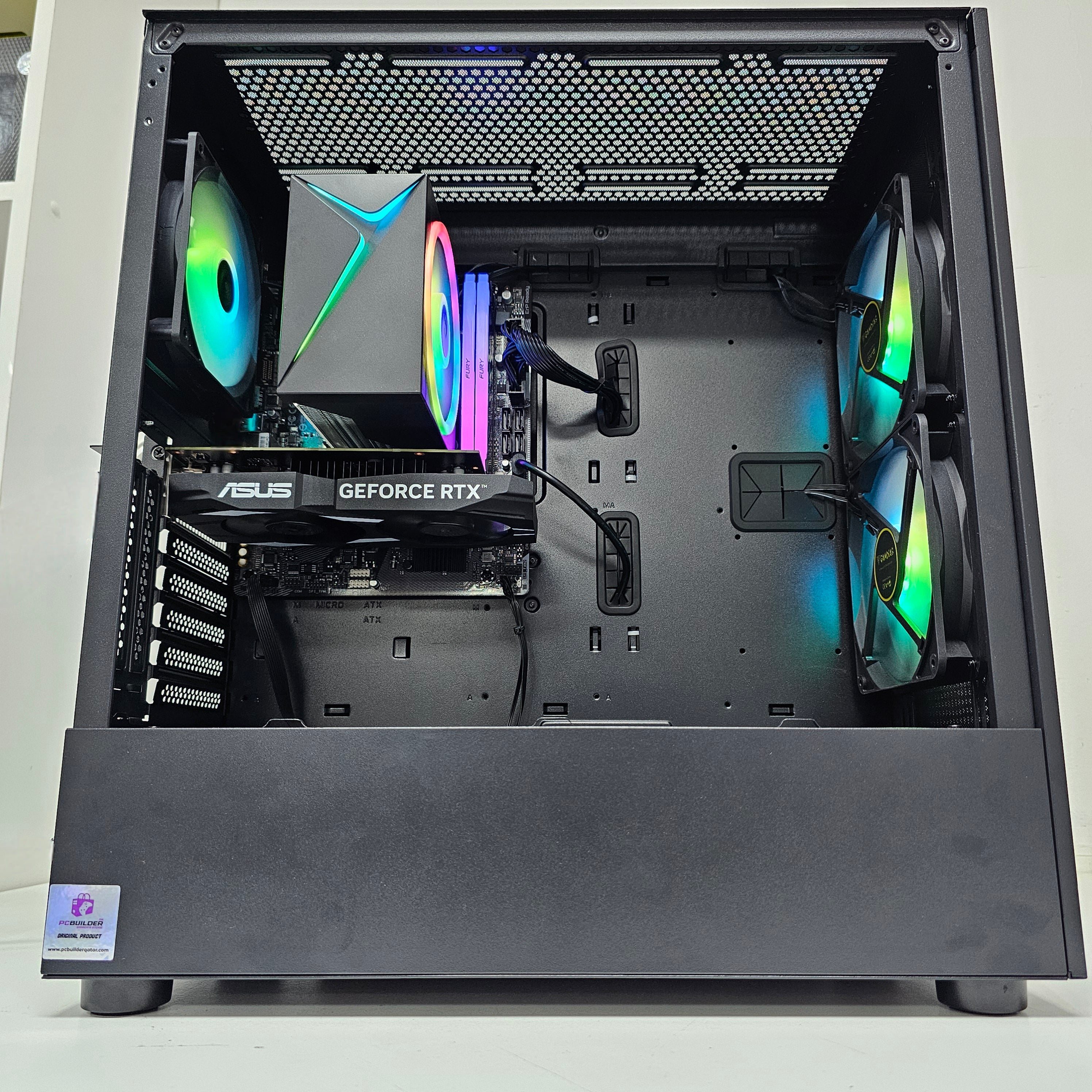 MID GAMING PC 198 - ASUS RTX 3050 OC Edition 6GB - Intel Core i5-12400F - RAM 16GB  - بي سي ألعاب متوسط
