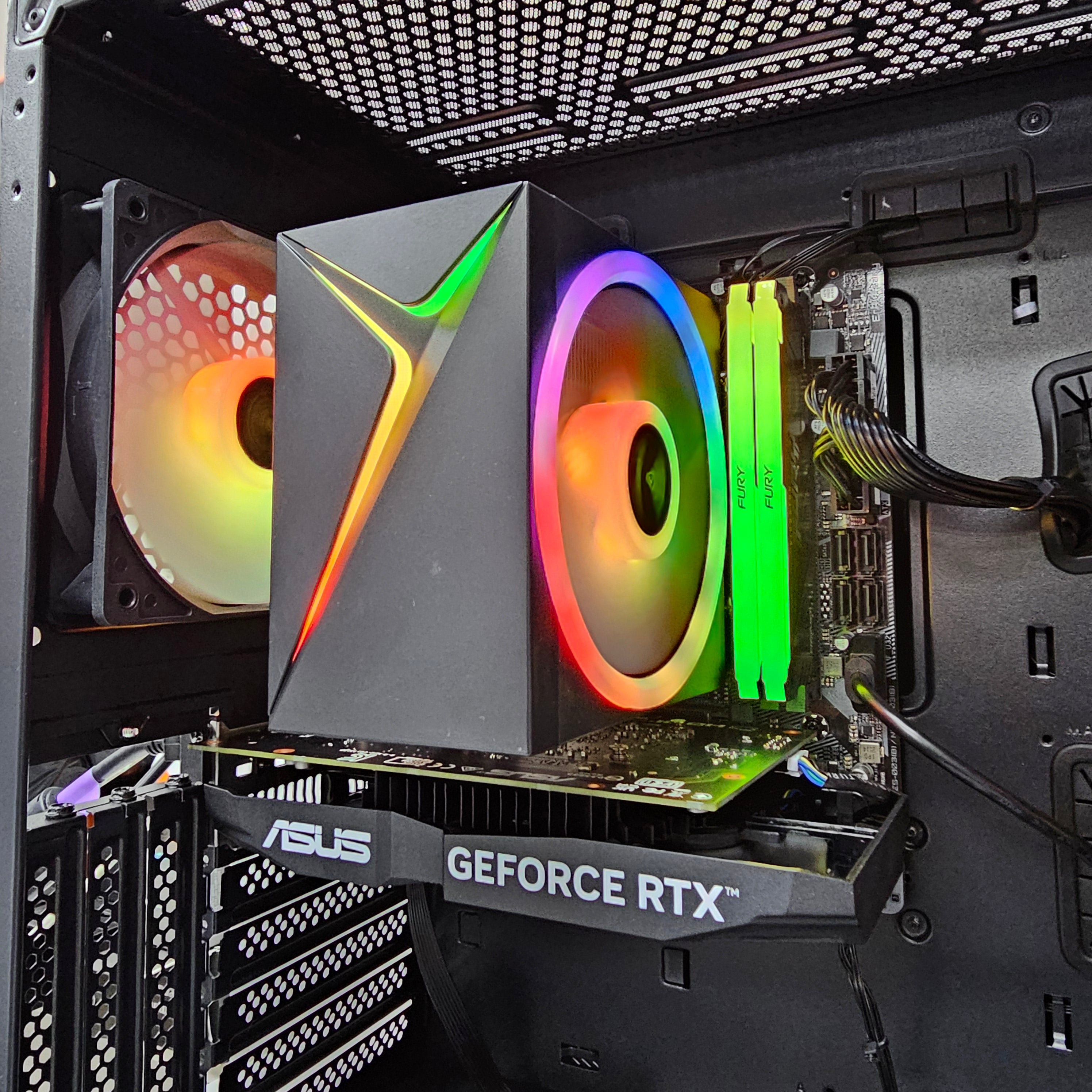 MID GAMING PC 198 - ASUS RTX 3050 OC Edition 6GB - Intel Core i5-12400F - RAM 16GB  - بي سي ألعاب متوسط