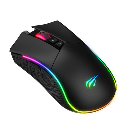 Havit MS1001s Gaming Mouse RGB Black - موس أر جي بي سوداء