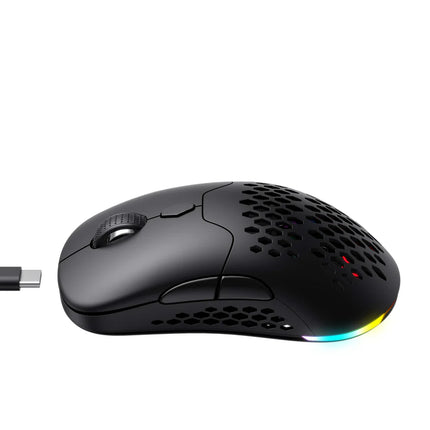 HAVIT GAMENOTE MS963WB Tri-Mode Gaming Mouse Black - فأرة أر جي بي سلكية ولا سلكية سوداء