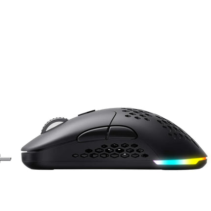 HAVIT GAMENOTE MS963WB Tri-Mode Gaming Mouse Black - فأرة أر جي بي سلكية ولا سلكية سوداء