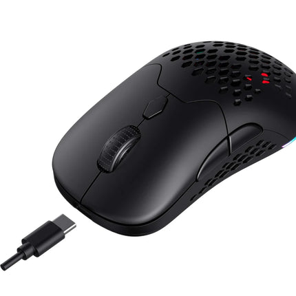 HAVIT GAMENOTE MS963WB Tri-Mode Gaming Mouse Black - فأرة أر جي بي سلكية ولا سلكية سوداء