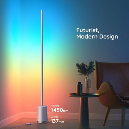 Govee Lyra RGBICWW Corner Floor Lamp - إضاءة