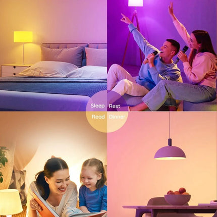 Govee Wi-Fi+ Bluetooth RGBWW Smart LED Bulb - إضاءة