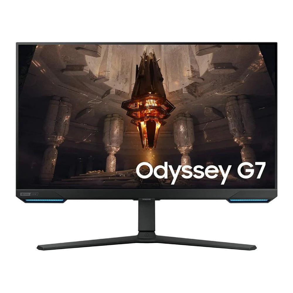 Samsung Odyssey G7 G70B شاشة ألعاب مسطحة 32 بوصة 144 هرتز UHD LS32BG702EMXUE - شاشه أحترافيه 