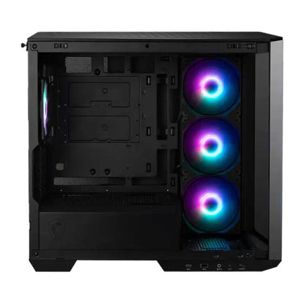 MSI MAG Pano M100R PZ Micro-ATX Tempered Glass Mid Tower Case - Black - كيس أسود