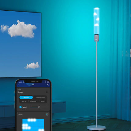 Govee RGBICWW Cylinder Floor Lamp - إضاءة