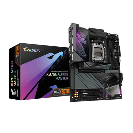 Gigabyte X870E Aorus Master WiFi DDR5 AM5 AMD ATX Gaming Motherboard - اللوحة الأم