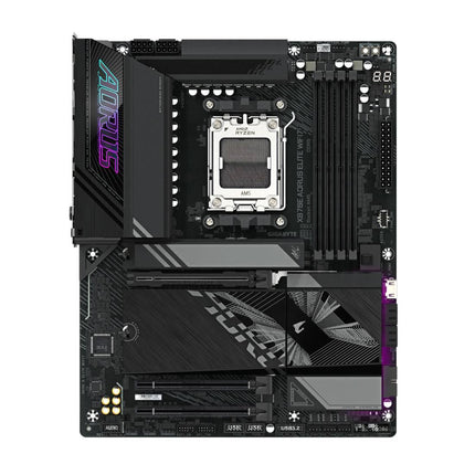 اللوحة الأم للألعاب Gigabyte X870E Aorus Elite WiFi7 DDR5 AM5 AMD ATX - اللوحة الأم 