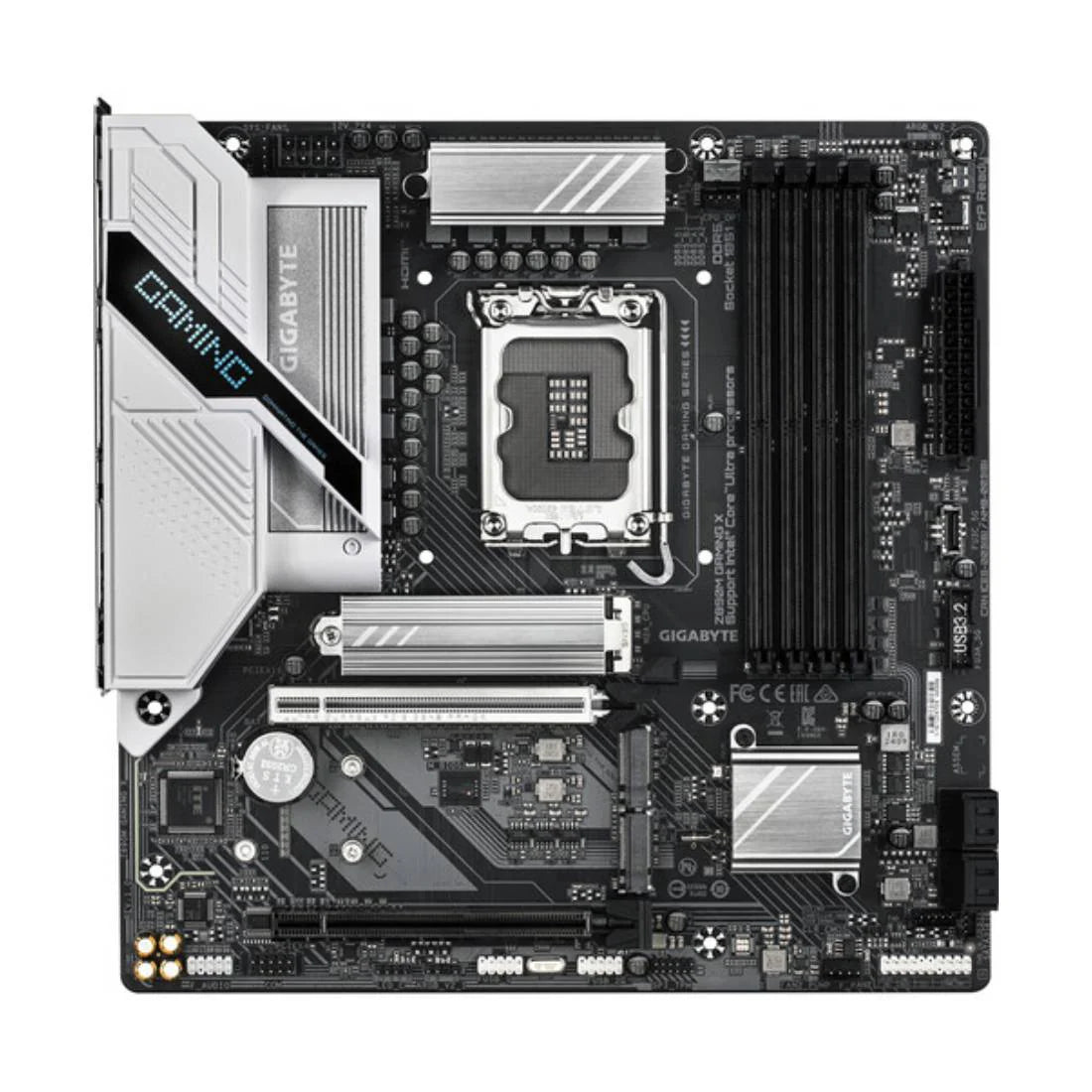 Gigabyte Z890M Gaming X DDR5 LGA 1851 Micro-ATX Gaming Motherboard - اللوحة الأم