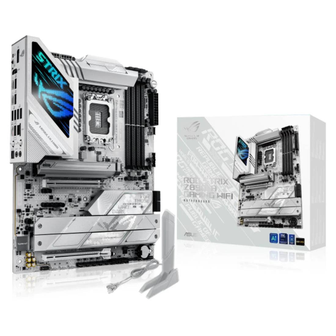 Asus ROG Strix Z890-A Gaming Wifi LGA 1851 DDR5 ATX Gaming Motherboard - اللوحة الأم Asus ROG Strix Z890-A Gaming Wifi LGA 1851 DDR5 ATX Gaming Motherboard - اللوحة الأم