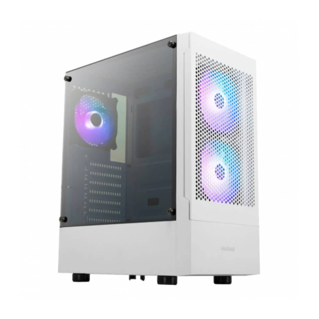 Gamdias Talos E3 Mesh Mid-Tower Tempered Glass ATX Case - White - كيس أبيض