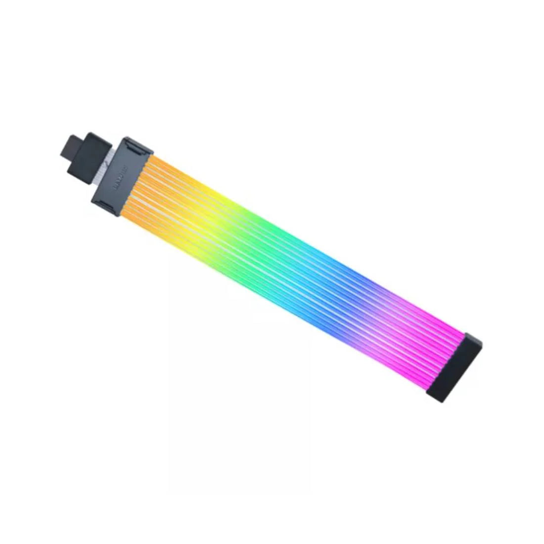 Lian Li Strimer Wireless 16 Pin - Addressable RGB Power Extension Cable with Wireless Control - 12 LED Strip - Wireless Controller - كيبل أر جي بي Lian Li Strimer Wireless 16 Pin - Addressable RGB Power Extension Cable with Wireless Control - 12 LED Strip - Wireless Controller - كيبل أر جي بي