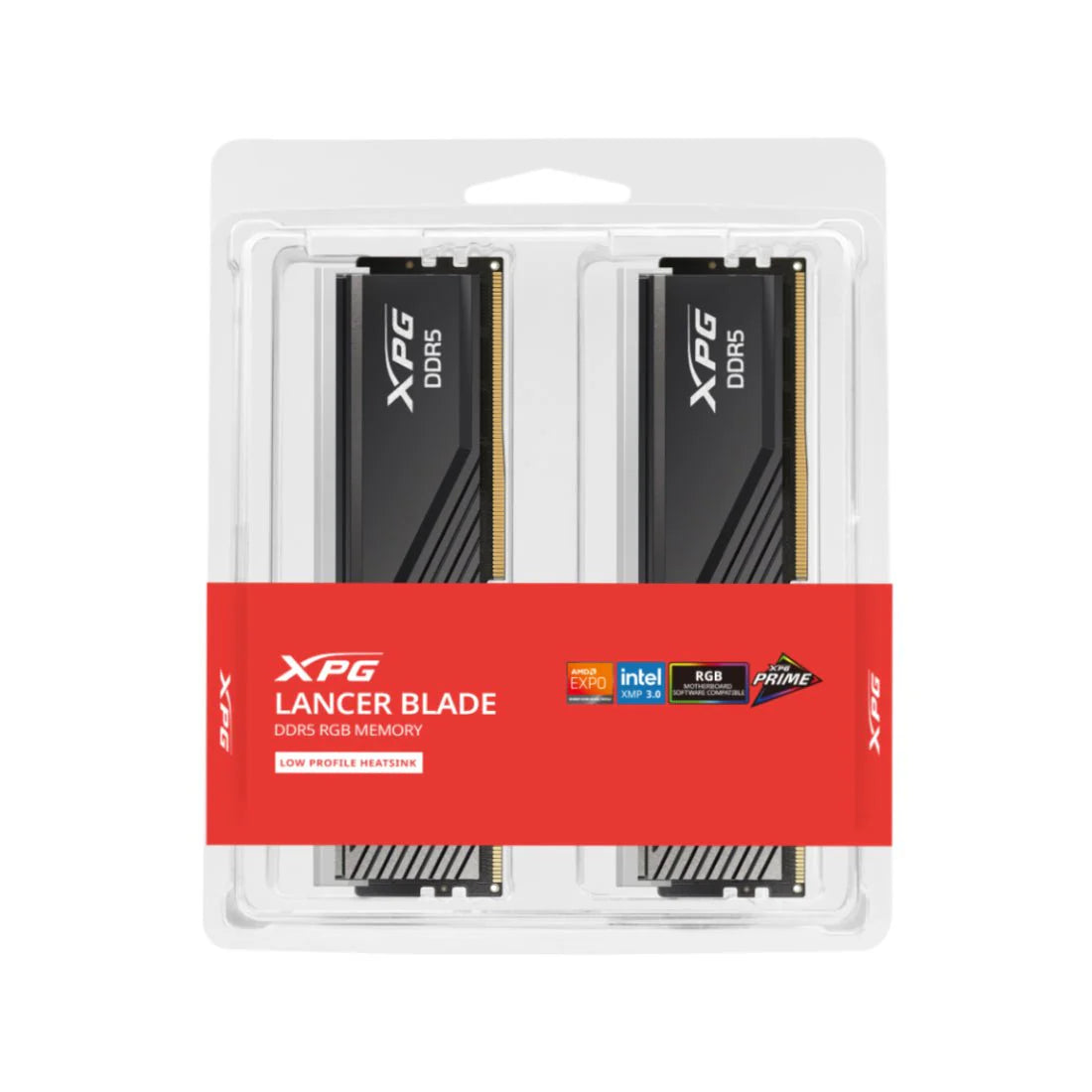 Adata XPG Lancer Blade 32GB (16GB x2) 6000Mhz DDR5 RGB RAM Kit - Black - الذاكرة العشوائية