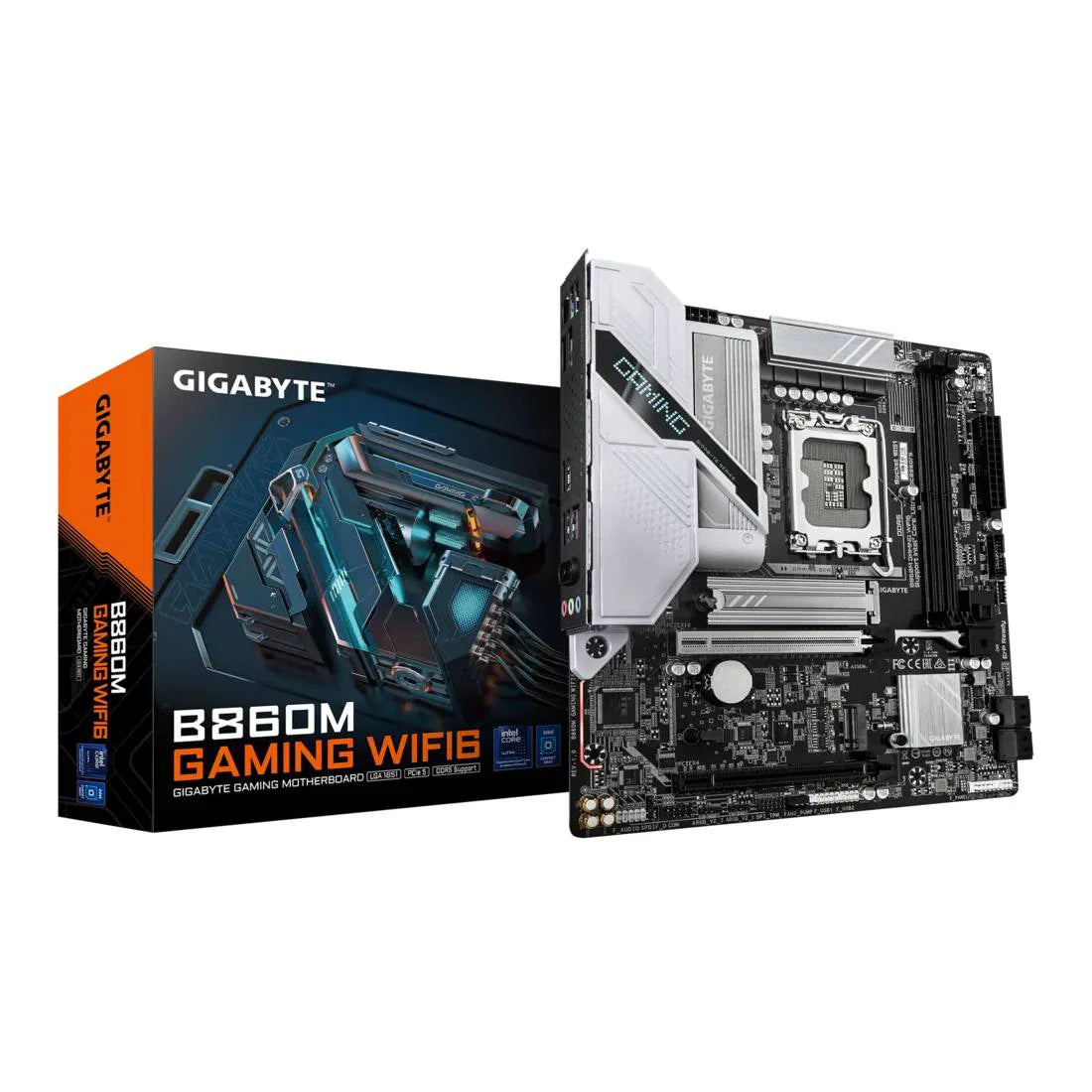 Gigabyte B860M Gaming WIFI6 Motherboard - اللوحة الأم Gigabyte B860M Gaming WIFI6 Motherboard - اللوحة الأم