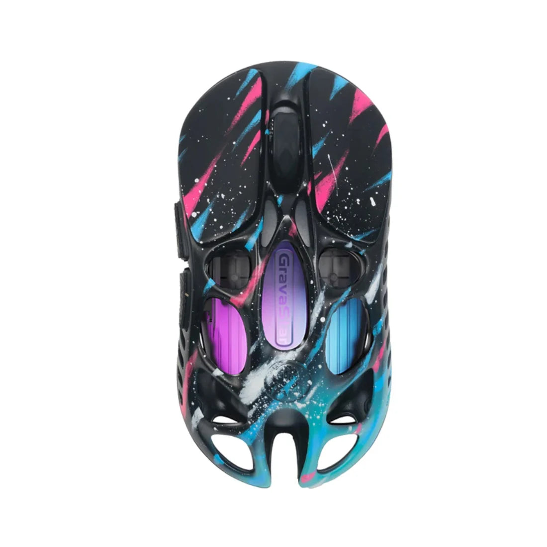 GravaStar Mercury X Pro Wireless Gaming Mouse GM+8K – Neon Graffiti Special Edition - ماوس قيمينغ احترافي