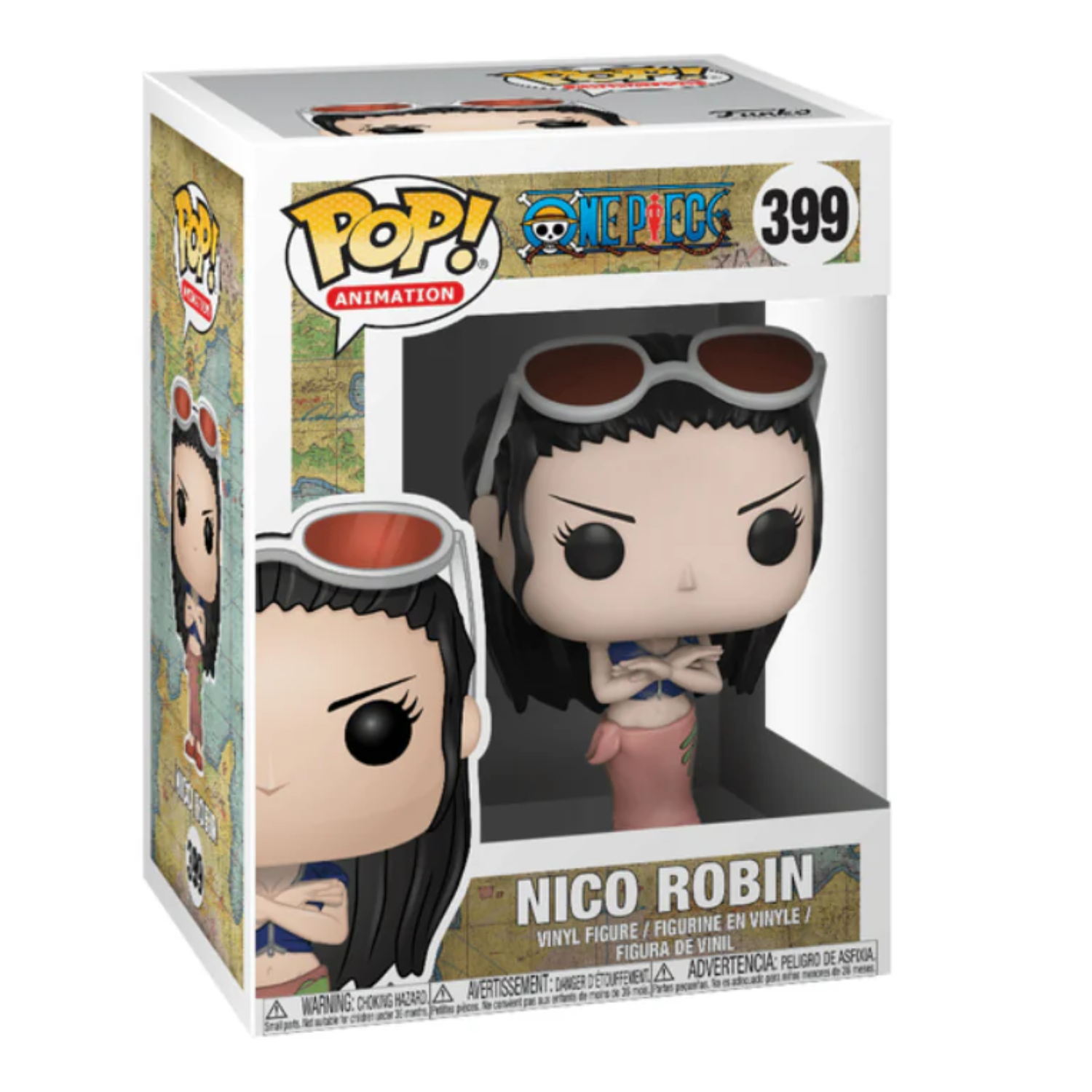 Funko Pop Animation: One Piece - Nico Robin Collectible Figure, Multicolor - #399 - مجسمات انمي