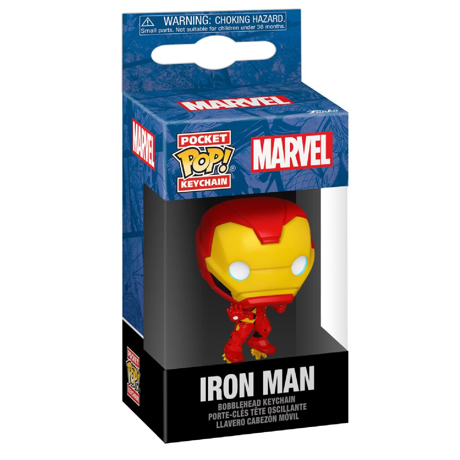 Funko Pocket Pop! Marvel Iron Man Keychain - مجسمات انمي Funko Pocket Pop! Marvel Iron Man Keychain - مجسمات انمي