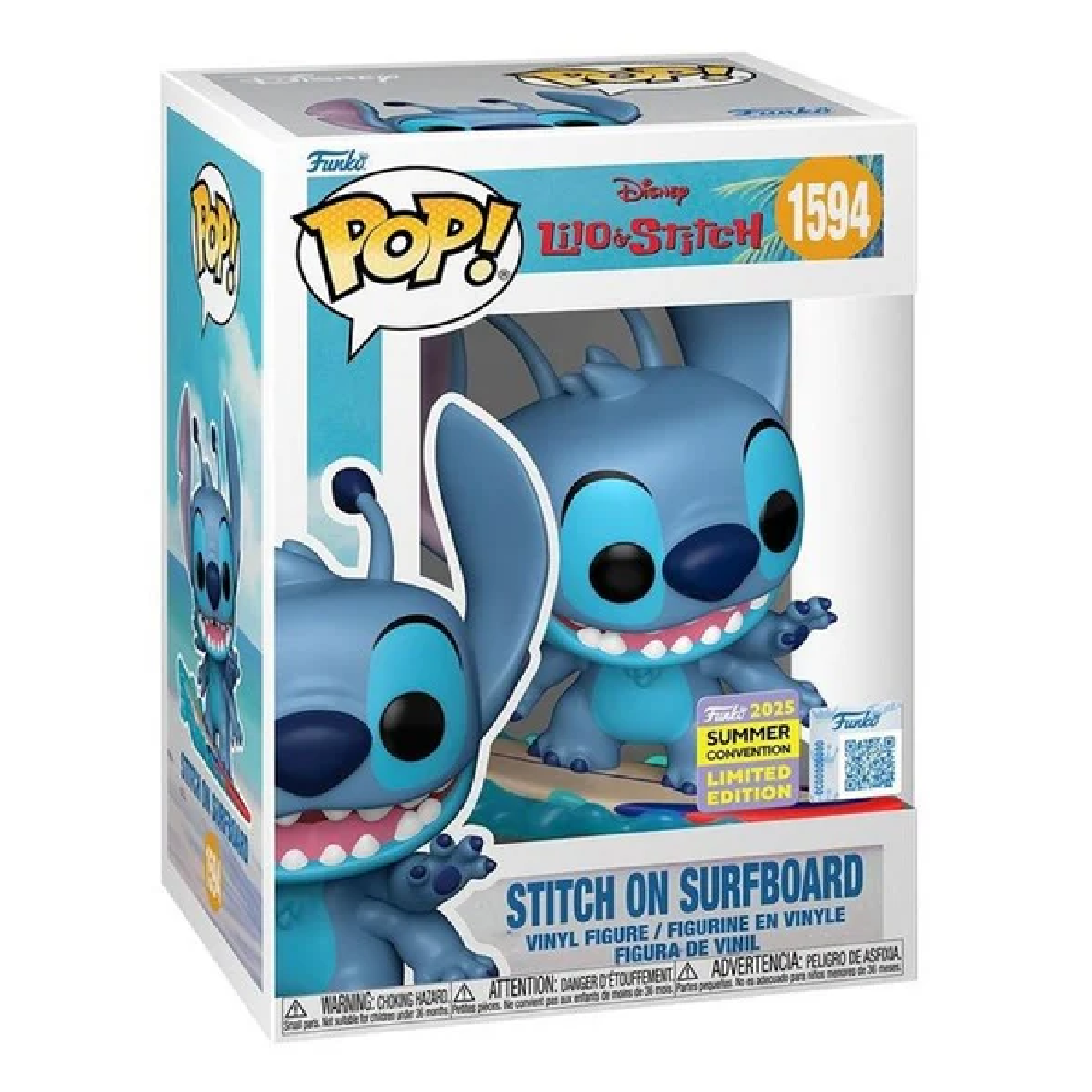 Funko Pop! Disney: Lilo & Stitch - Stitch with Vinyl Figure #1594 -  مجسمات انمي