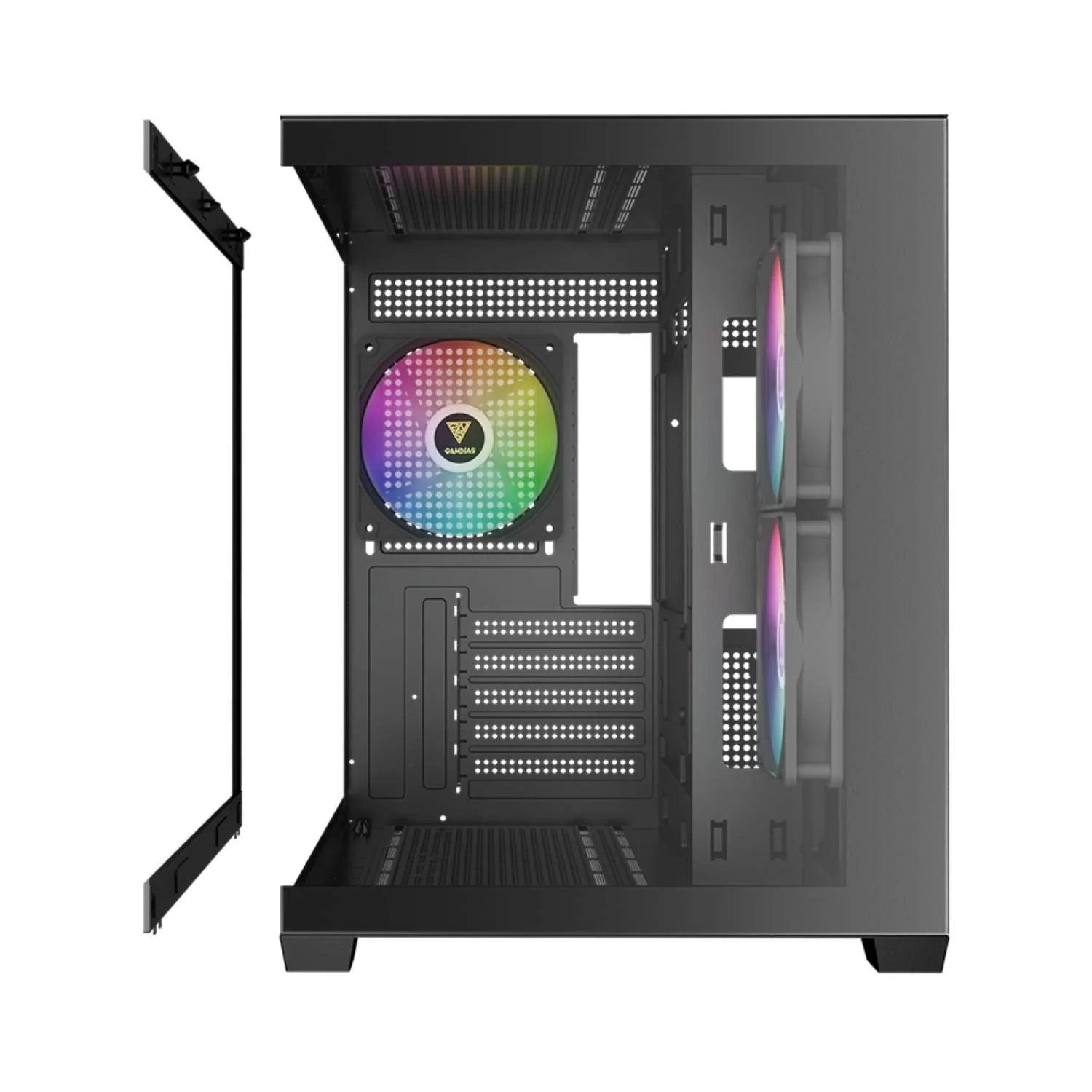 Gamdias Aura GC10M V2 ARGB Micro-Tower Case - كيس