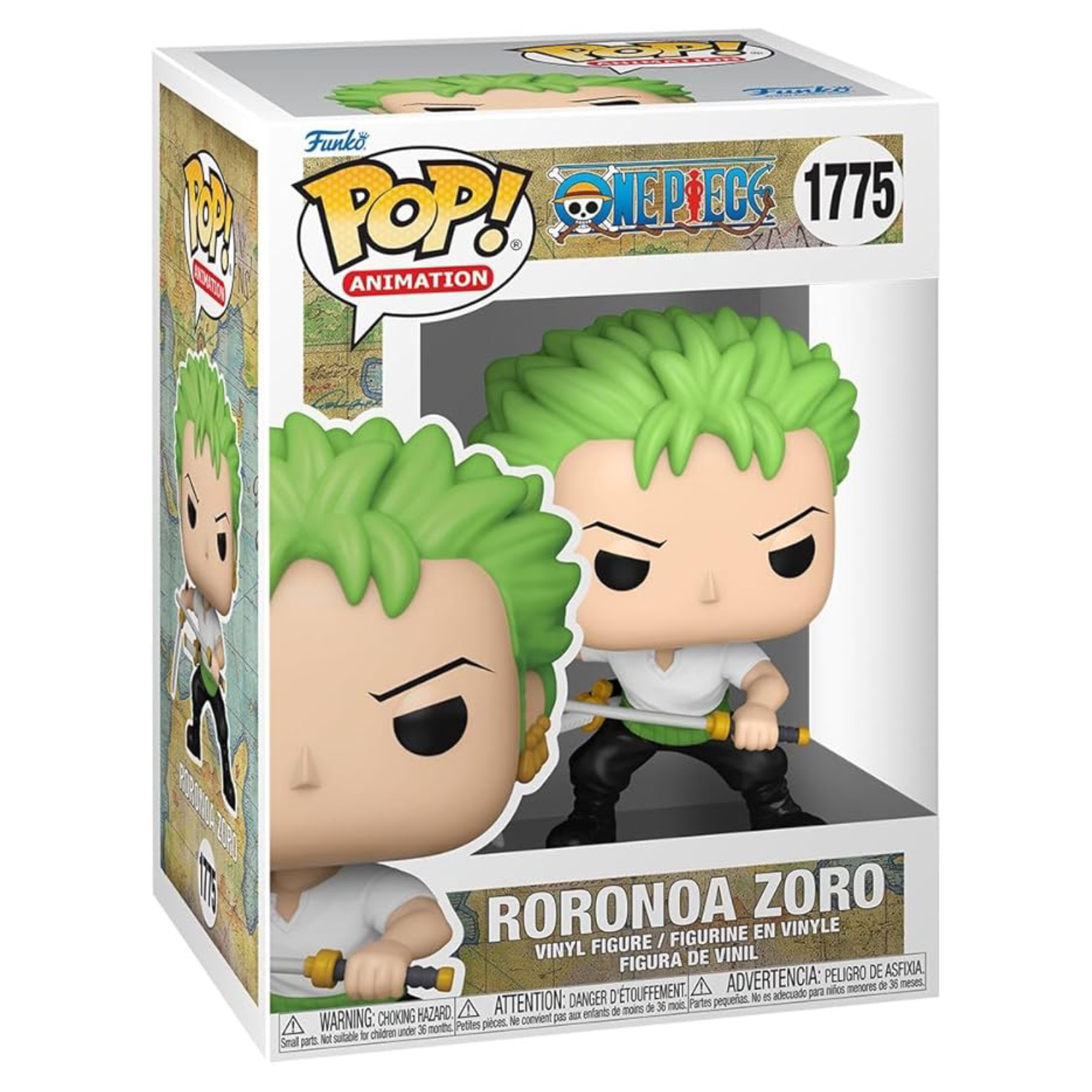 Funko Pop! Animation: One Piece - Roronoa Zoro#1775- مجسمات انمي Funko Pop! Animation: One Piece - Roronoa Zoro#1775- مجسمات انمي