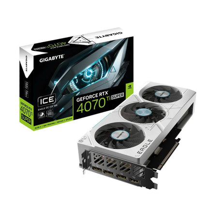 Gigabyte GeForce RTX 4070 Ti Super Eagle OC 16GB GDDR6X Graphics Card - Ice Edition - كرت الشاشة