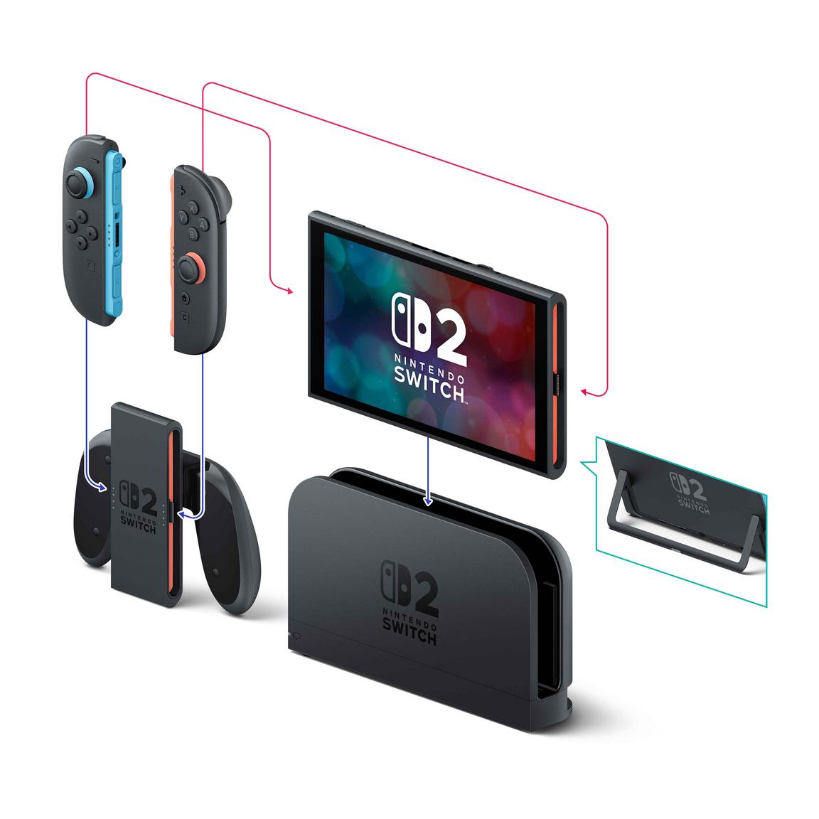 Nintendo Switch 2 Handheld Console - جهاز ألعاب