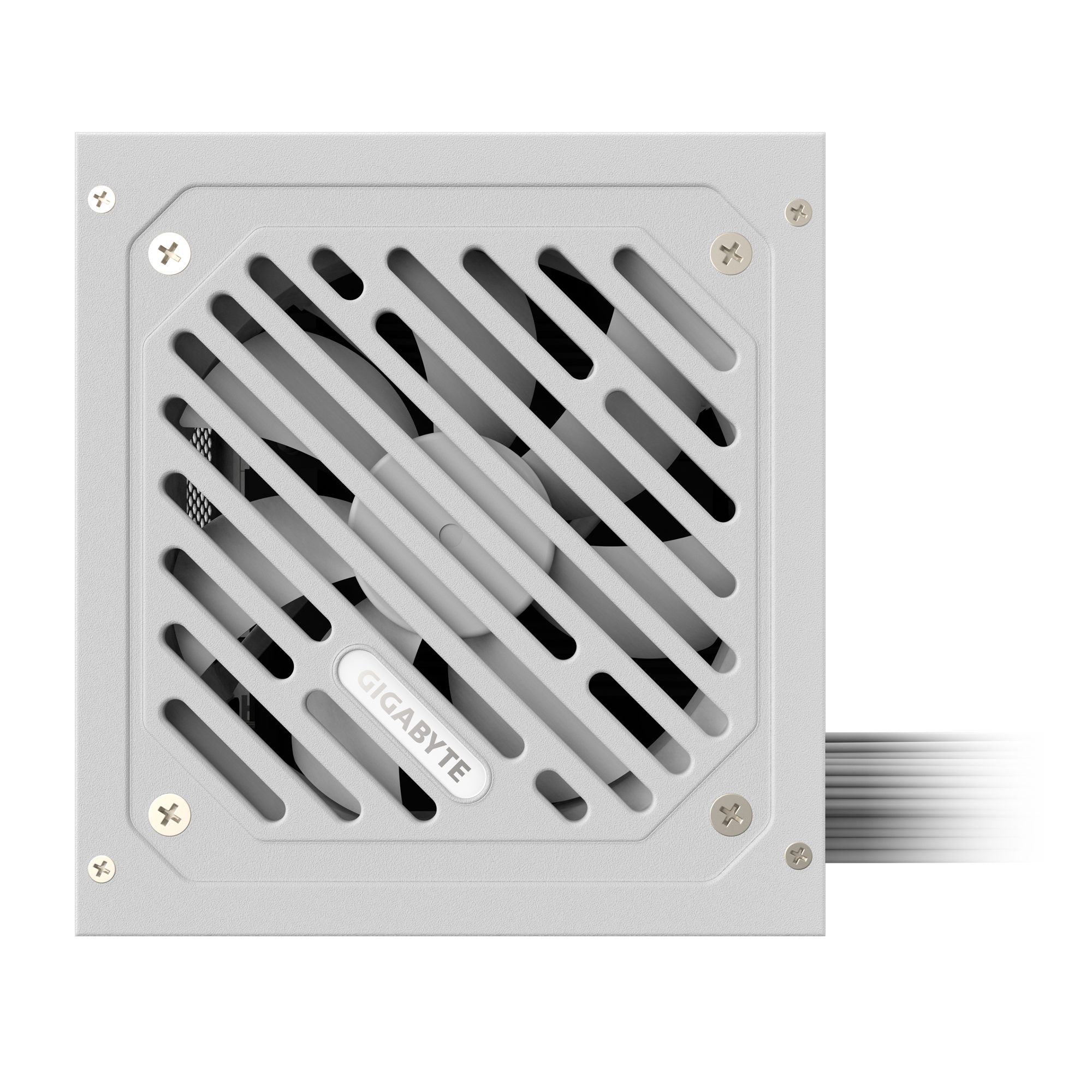 GIGABYTE P550SS ICE 550W Silver 80 Plus ATX, Non Modular Power Supply White - مزود طاقة