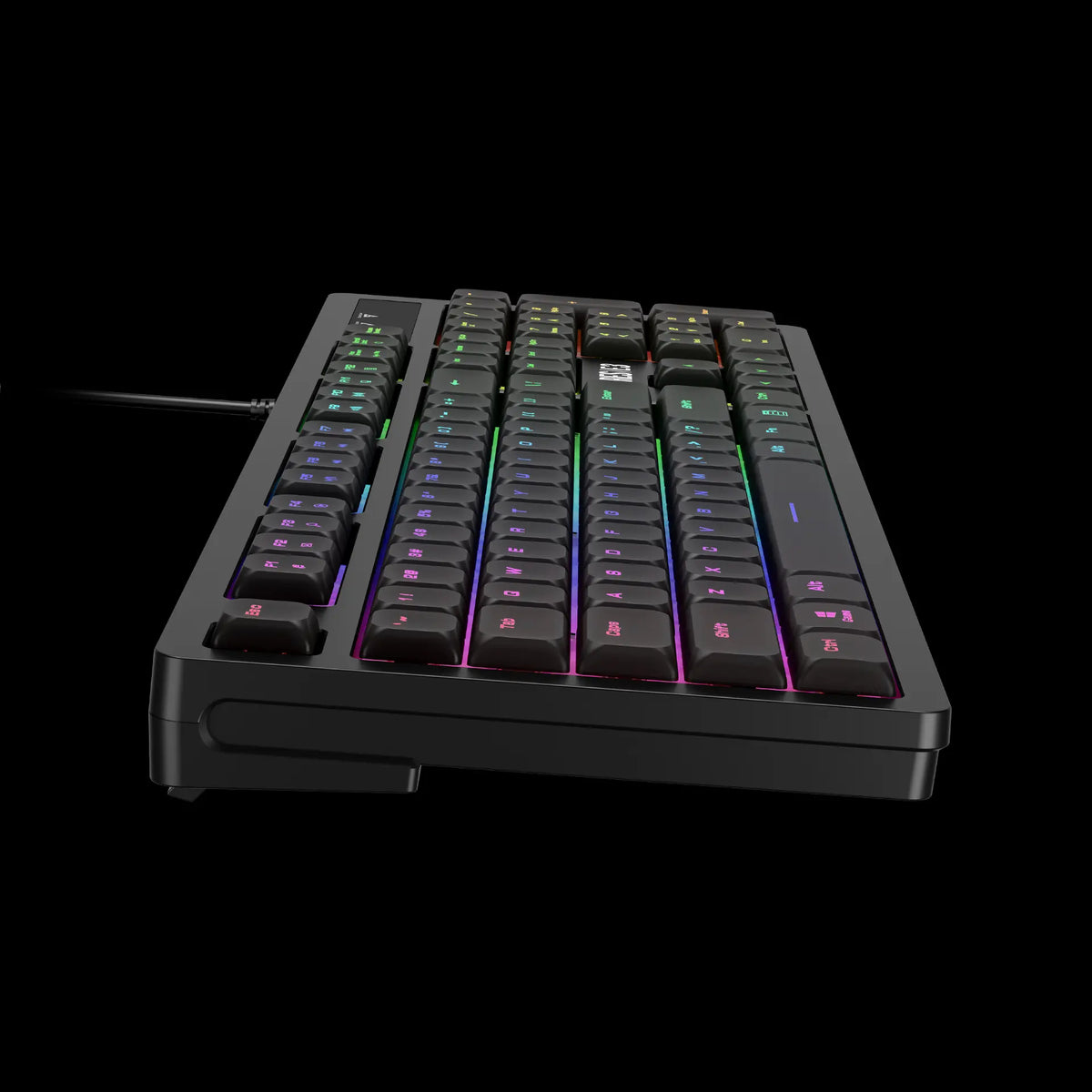 GAMDIAS Poseidon E2 3-in-1 Gaming Combo – Rainbow Backlit Keyboard, 3600 DPI Mouse & 50mm Headset - كومبو ماوس وكيبورد