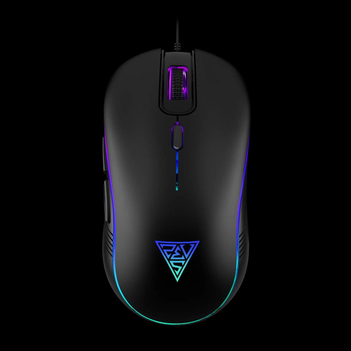 GAMDIAS Poseidon E2 3-in-1 Gaming Combo – Rainbow Backlit Keyboard, 3600 DPI Mouse & 50mm Headset - كومبو ماوس وكيبورد