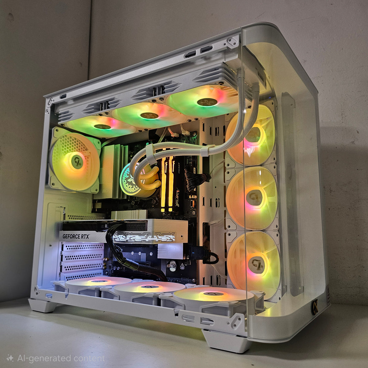 201 Computer PRO GAMING PC 201 - GALAX RTX 5070 1-Click OC 12GB - AMD Ryzen 5 9600X ...