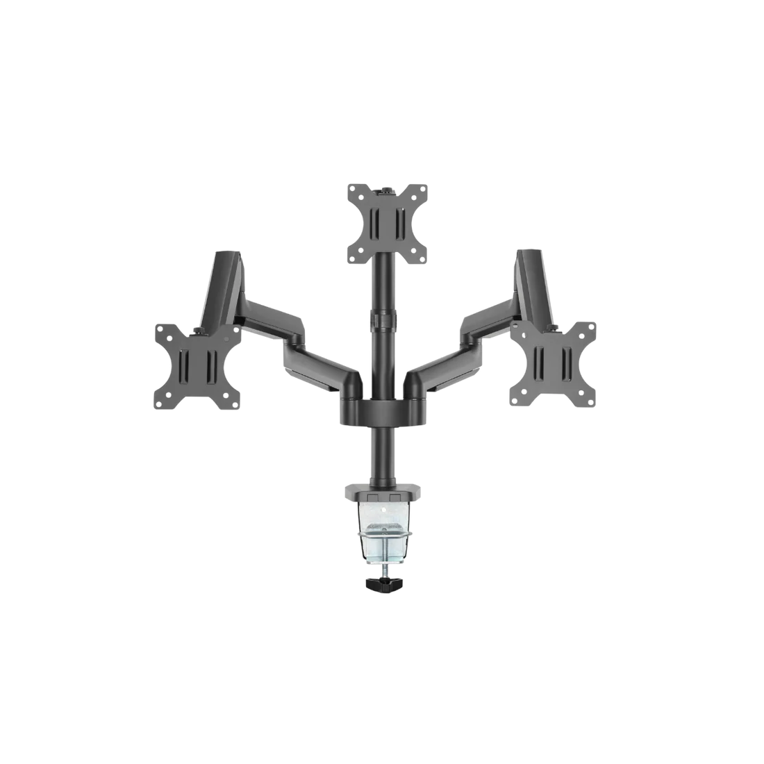 Twistedminds Premium Triple Monitors Aluminum Pole Mounted Gas Spring Monitor Arm Black  TM-26-C018P - حامل للشاشات