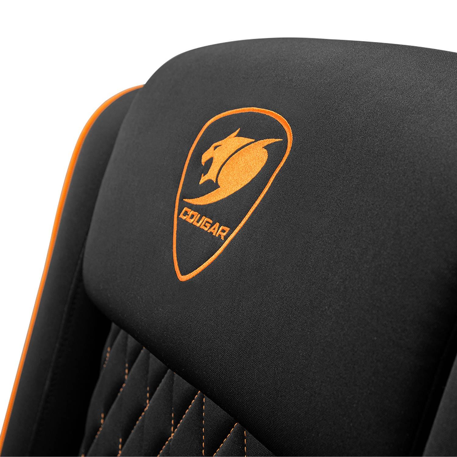 Cougar Gaming Chair Ranger One Sofa Orange Ergonomic Mesh Office & Gaming Sofa Chair with Adjustable Armrests ORANGE/BLACK - كرسي قيمنق