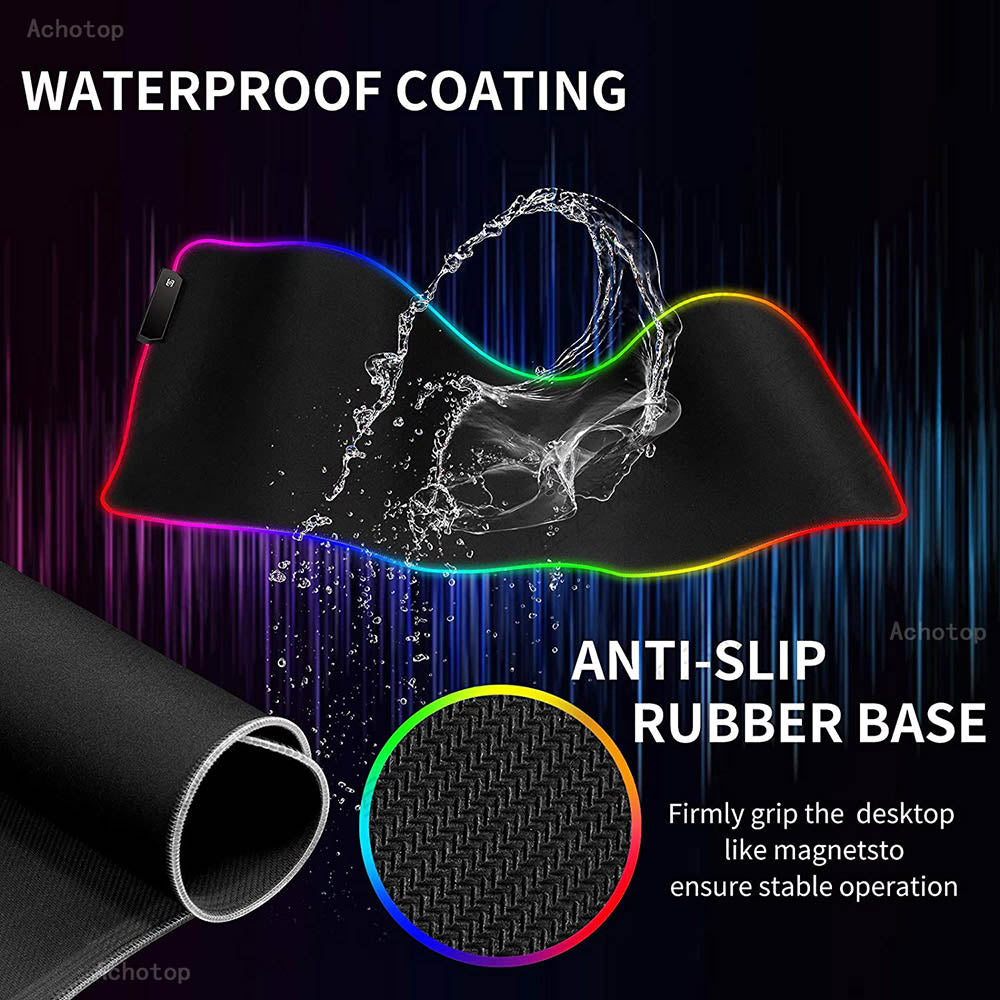 ROG Mouse Pad Rgb, 400x900x4mm gaming Mousepad Mat LED XXL - موس باد
